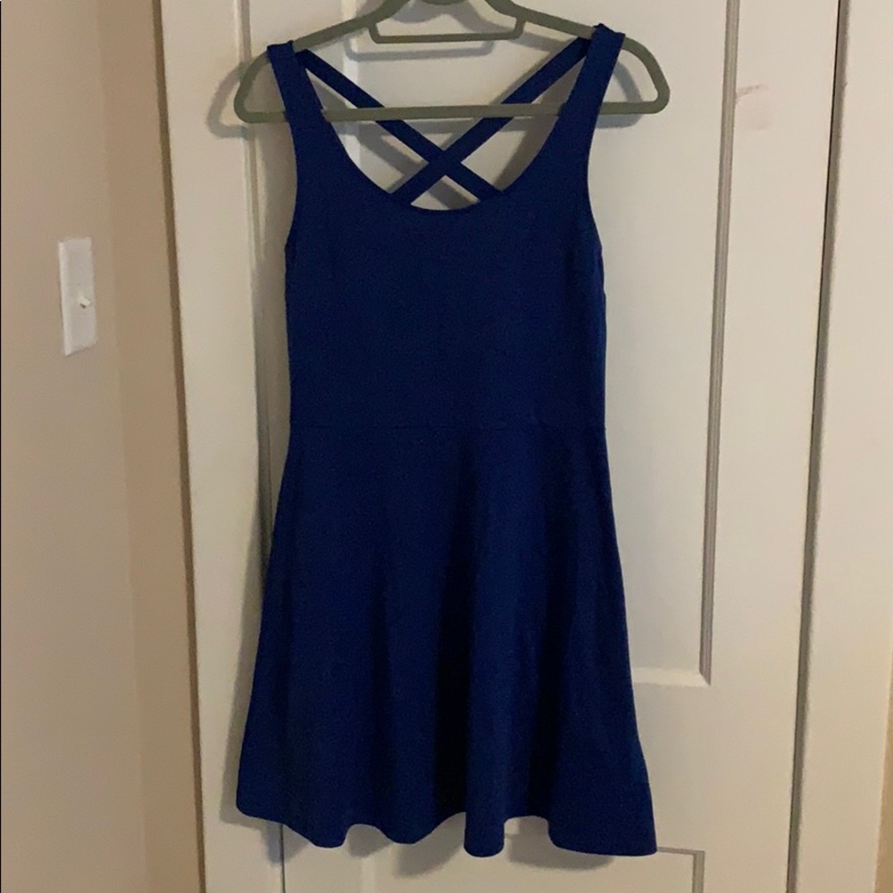 Cross strap dress